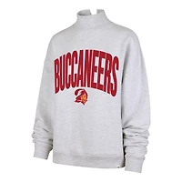 Women's '47  Gray Tampa Bay Buccaneers Subtle Muse Mock Neck Sweatshirt