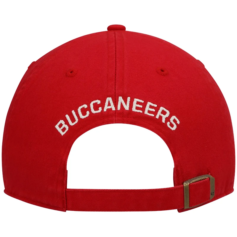 Women's '47 Red Tampa Bay Buccaneers Finley Clean Up Adjustable Hat
