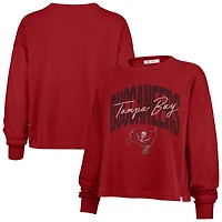 T-shirt court à manches longues rouge '47 Tampa Bay Buccaneers Muse Sydney pour femme