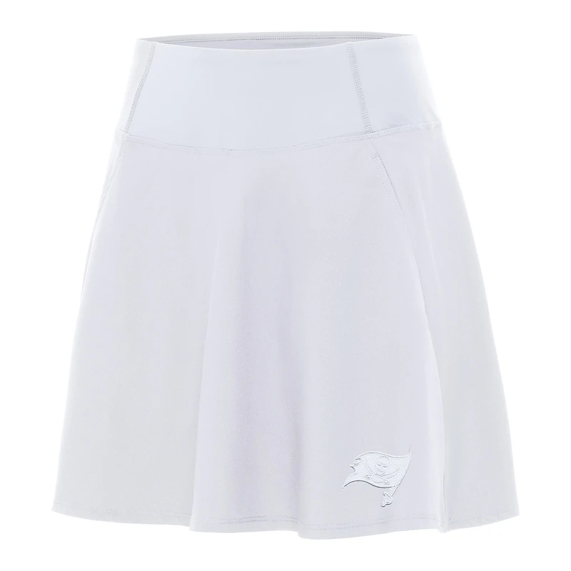 Women's Antigua White Tampa Bay Buccaneers Chip Skort
