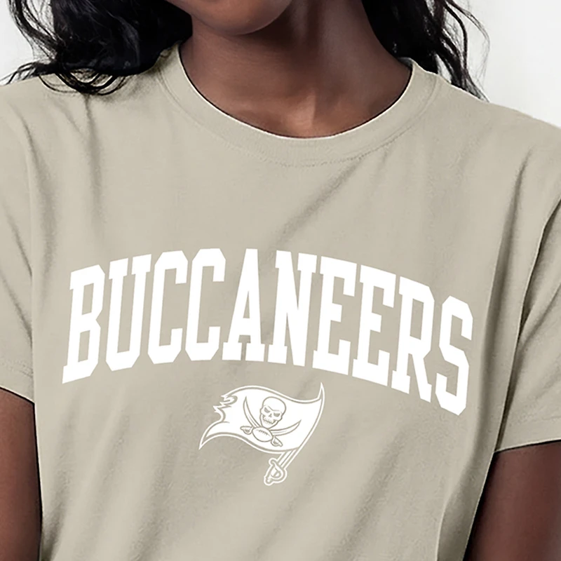 Women's Champion Light Brown Tampa Bay Buccaneers Cocoa Butter T-Shirt