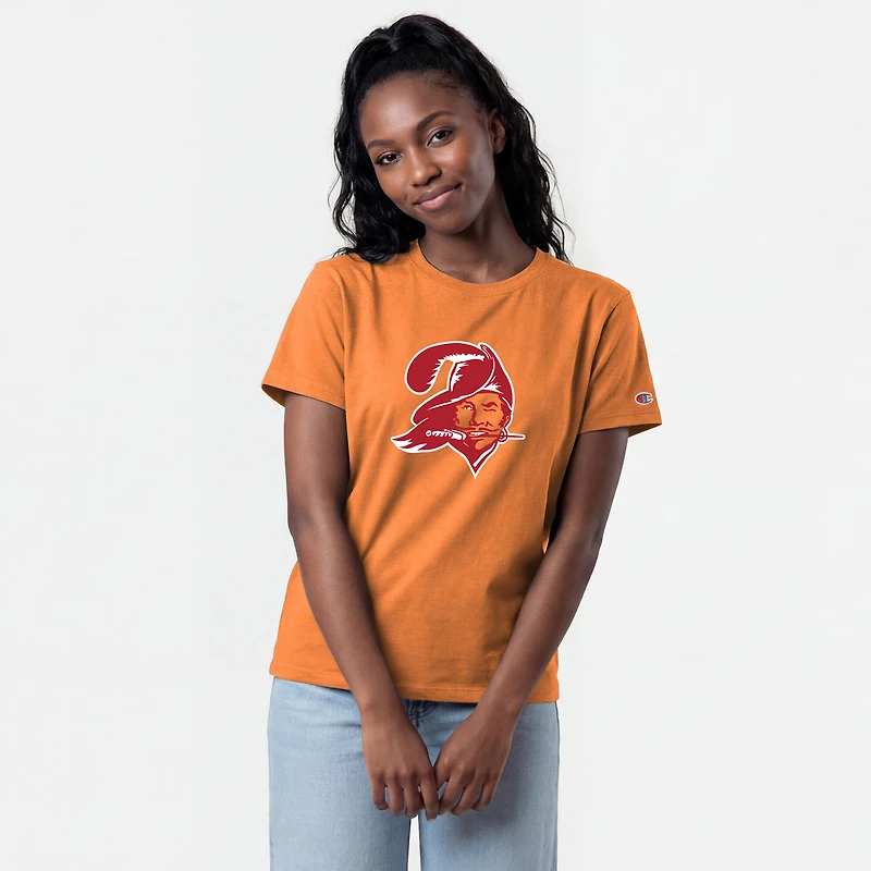 T-shirt féminin Champion Red Tampa Bay Buccaneers avec logo