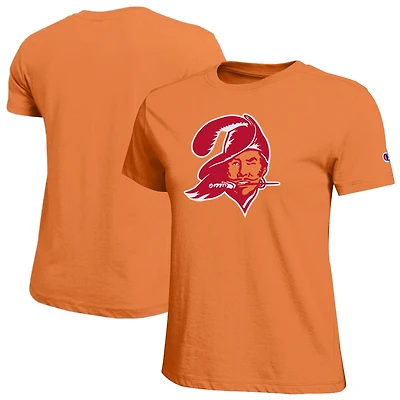 T-shirt féminin Champion Red Tampa Bay Buccaneers avec logo