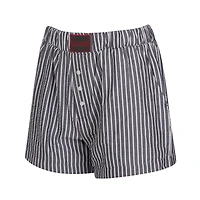 Ensemble de deux boxers à rayures et imprimés unis pour femme Concepts Sport Anthracite des Buccaneers Tampa Bay