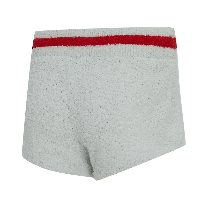 Ensemble sweat à capuche et short manches longues Whitley gris Tampa Bay Buccaneers pour femme