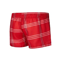 Ensemble haut à manches longues et short raglan Petition Concepts Sport rouge/gris des Buccaneers de Tampa Bay pour femme
