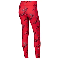 Leggings de nuit en tricot à imprimé intégral Breakthrough des Buccaneers Tampa Bay pour femmes Concepts Sport Red