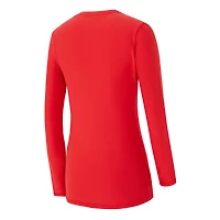 Ensemble de nuit pour femme Concepts Sport Red Tampa Bay Buccaneers Chesnut avec t-shirt à manches longues et pantalon