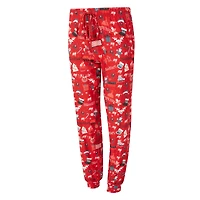 Ensemble de nuit pour femme Concepts Sport Red Tampa Bay Buccaneers Chesnut avec t-shirt à manches longues et pantalon