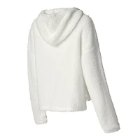 Concepts Sport Blanc Tampa Bay Buccaneers Sweat-shirt et short moelleux pour femme