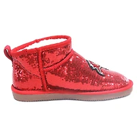 Bottines à paillettes Cuce rouges Tampa Bay Buccaneers pour femmes