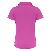 Polo à col en V recyclé Daybreak rose Cutter & Buck pour femme des Tampa Bay Buccaneers