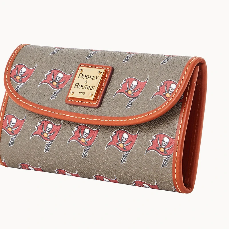 Women's Dooney & Bourke Tampa Bay Buccaneers Team Color Continental Clutch