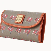 Women's Dooney & Bourke Tampa Bay Buccaneers Team Color Continental Clutch