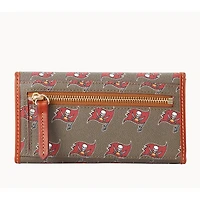 Women's Dooney & Bourke Tampa Bay Buccaneers Team Color Continental Clutch