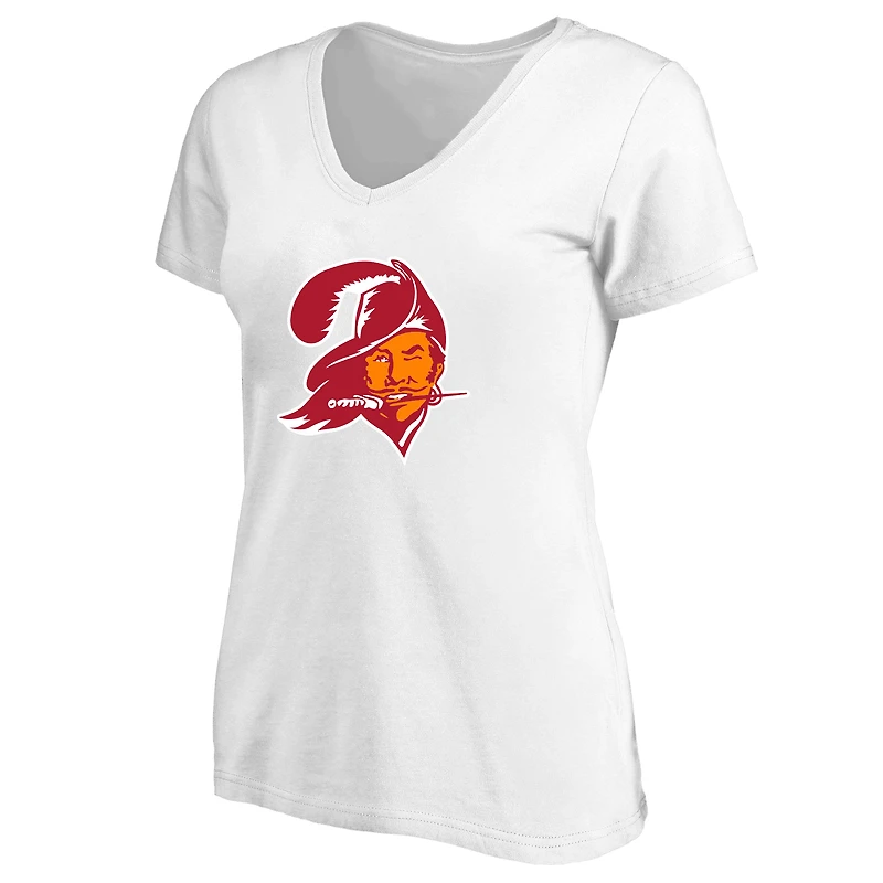 Women's Fanatics Baker Mayfield White Tampa Bay Buccaneers Plus Name & Number Scoop Neck T-Shirt