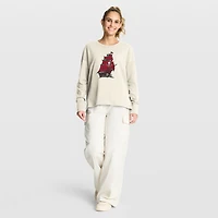 Women's Fanatics Cream Tampa Bay Buccaneers Dove Legacy Long Sleeve T-Shirt