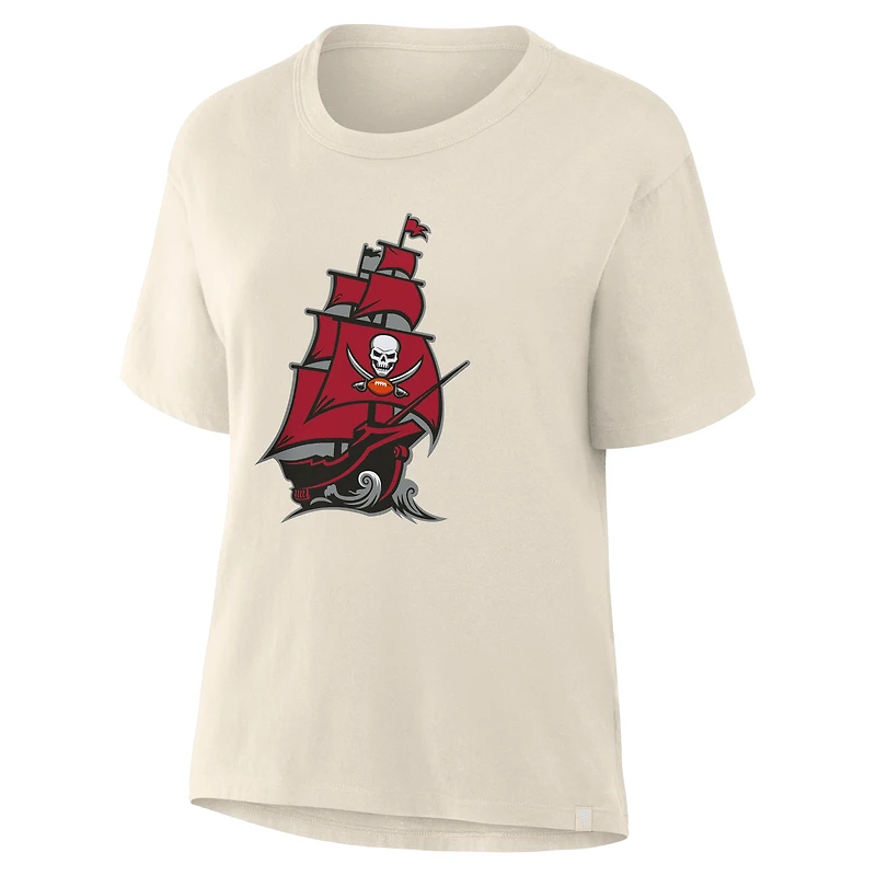 Women's Fanatics Cream Tampa Bay Buccaneers Dove Legacy T-Shirt