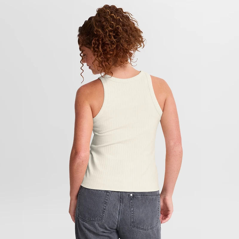 Women's Fanatics Cream Tampa Bay Buccaneers Star Play Tri-Blend Ribbed Tank Top