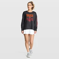 Women's Fanatics Heather Pewter Tampa Bay Buccaneers Hometown Legacy Long Sleeve T-Shirt