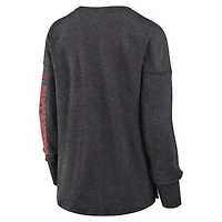 Women's Fanatics Heather Pewter Tampa Bay Buccaneers Hometown Legacy Long Sleeve T-Shirt