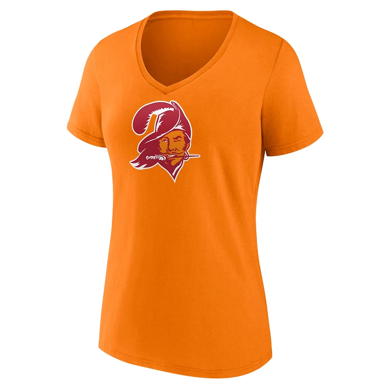 Fanatics pour femmes Mike Evans Orange Tampa Bay Buccaneers Player Icon Nom et numéro T-shirt à col en V