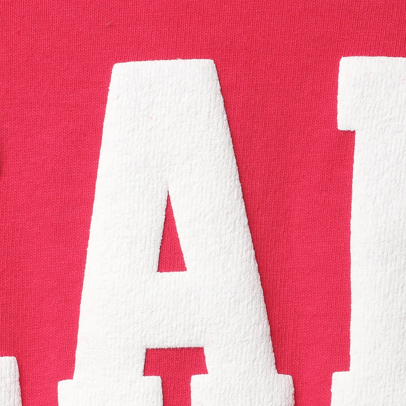 T-shirt à manches longues ombré Fanatics rouge/noir Tampa Bay Buccaneers pour femmes