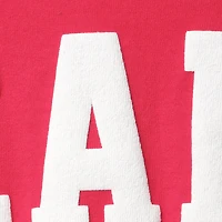 T-shirt à manches longues ombré Fanatics rouge/noir Tampa Bay Buccaneers pour femmes