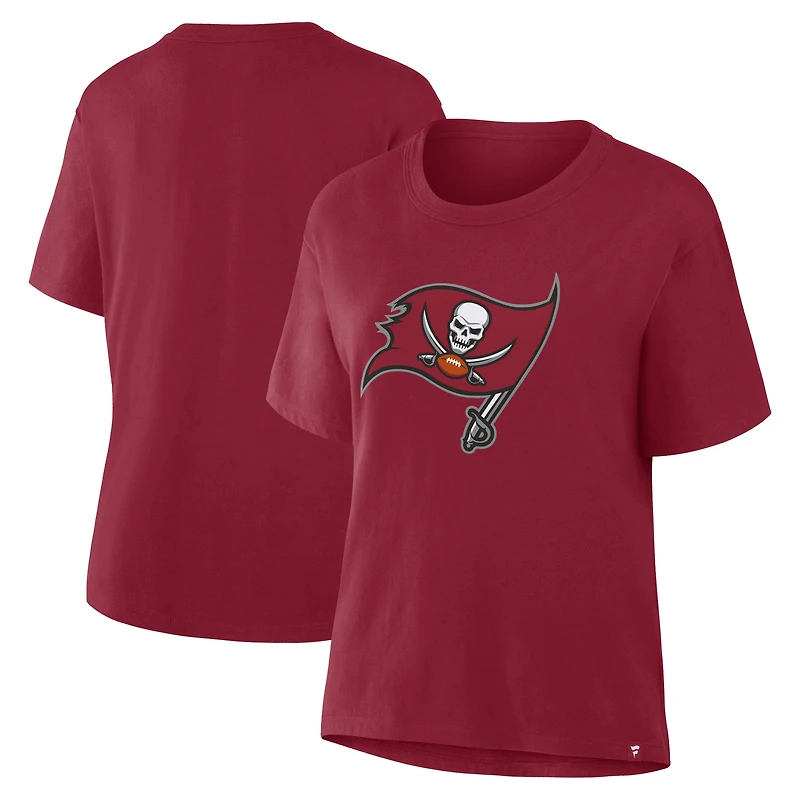 Women's Fanatics Red Tampa Bay Buccaneers Essential Legacy T-Shirt