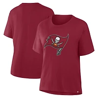 Women's Fanatics Red Tampa Bay Buccaneers Essential Legacy T-Shirt