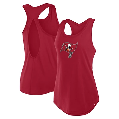 Débardeur Iron Fan des Buccaneers de Tampa Bay pour femmes Fanatics Red