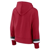 Sweat à capuche rouge Fanatics Tampa Bay Buccaneers pour femmes