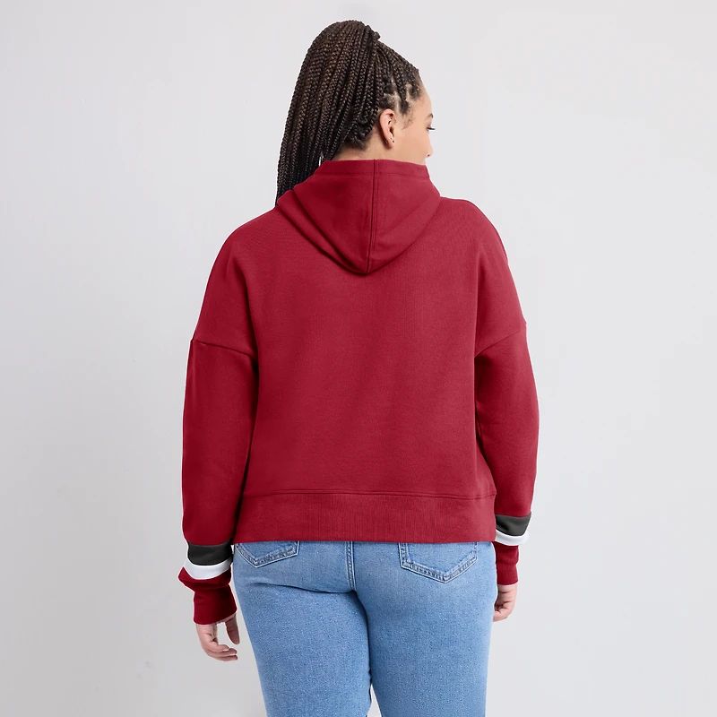 Sweat à capuche rouge Fanatics Tampa Bay Buccaneers pour femmes