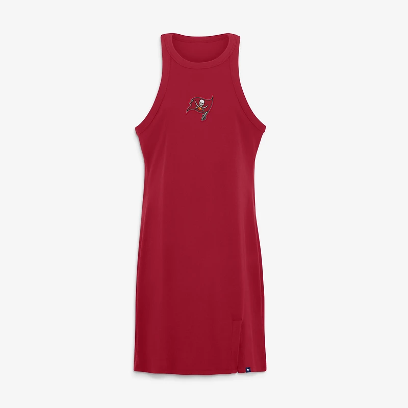 Robe sans manches côtelée tri-blend rouge Tampa Bay Buccaneers de Fanatics pour femmes