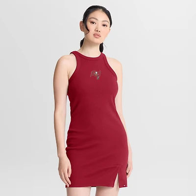 Robe sans manches côtelée tri-blend rouge Tampa Bay Buccaneers de Fanatics pour femmes