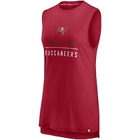 Débardeur rouge Fanatics Tampa Bay Buccaneers True Contender pour femmes