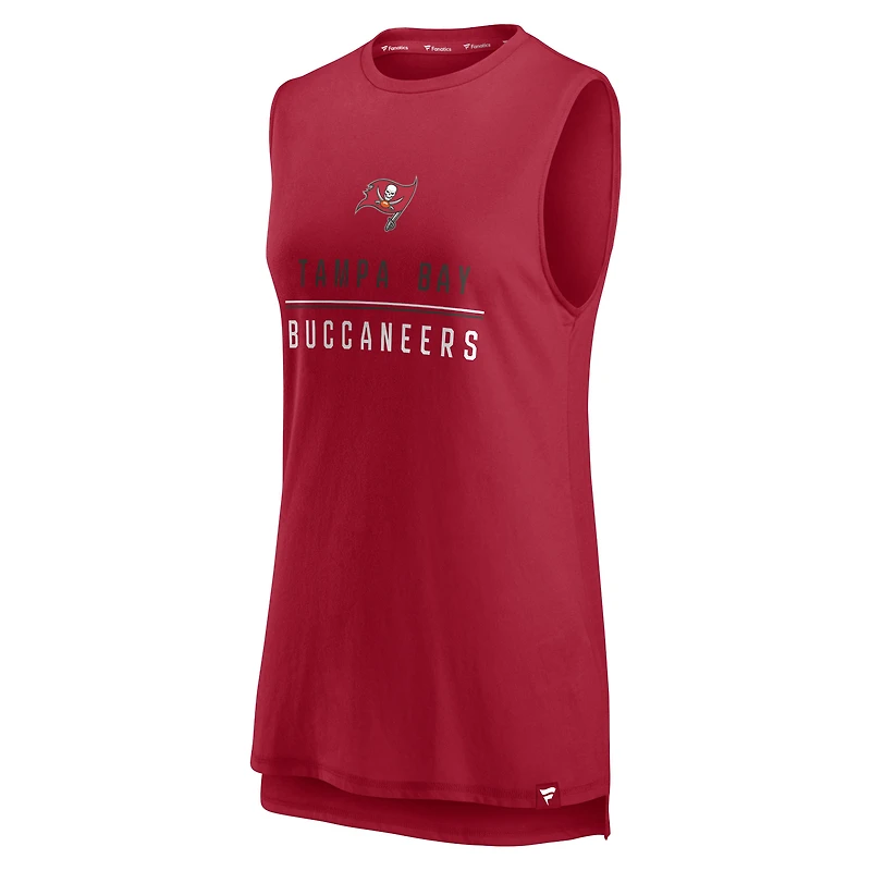 Women's Fanatics Red Tampa Bay Buccaneers True Contender - Tank Top