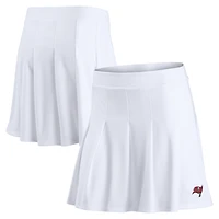 Jupe-short de tennis blanche avec logo principal des Buccaneers Tampa Bay Fanatics pour femmes