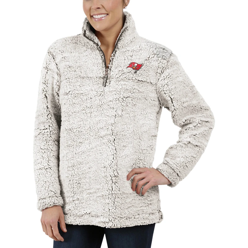 Veste G-III 4Her by Carl Banks grise pour femme des Buccaneers de Tampa Bay Sherpa