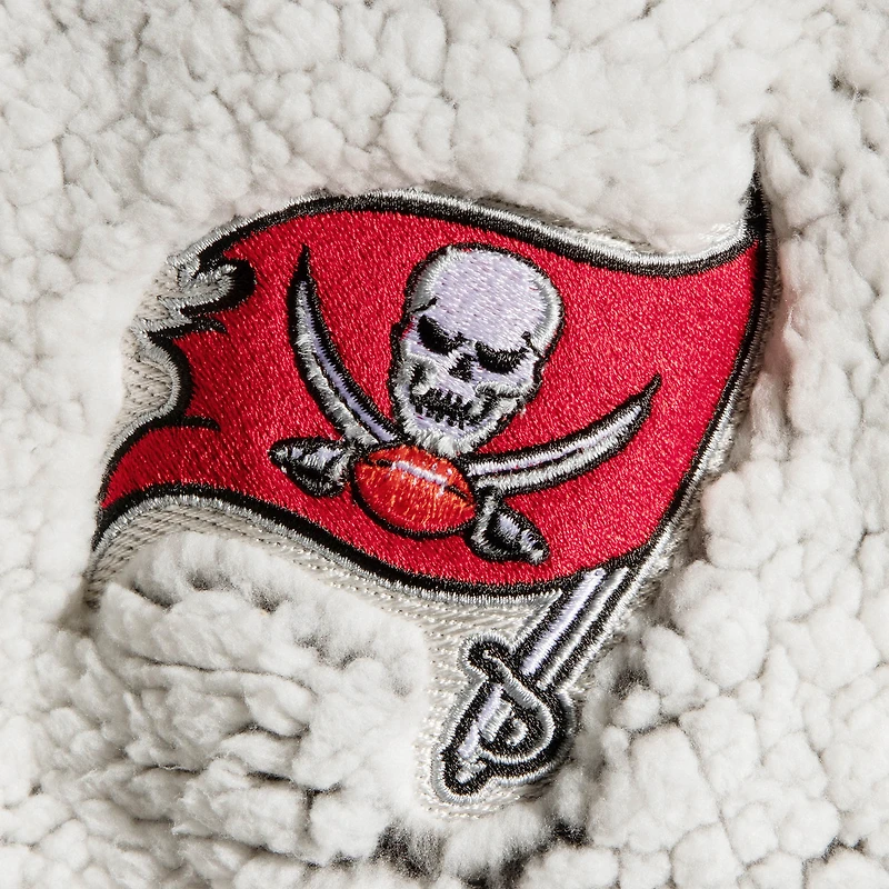 Veste G-III 4Her by Carl Banks grise pour femme des Buccaneers de Tampa Bay Sherpa