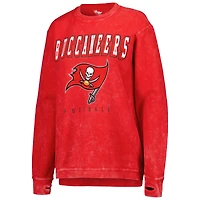 Sweat-shirt à cordon confortable G-III 4Her by Carl Banks Tampa Bay Buccaneers pour femme, rouge