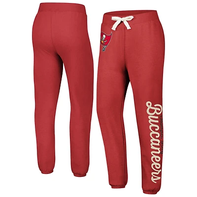 Pantalon polaire d'entraînement G-III 4Her pour femmes par Carl Banks, rouge Tampa Bay Buccaneers