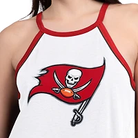 Women's G-III 4Her by Carl Banks  White Tampa Bay Buccaneers Redemption Win Slub Tank Top
