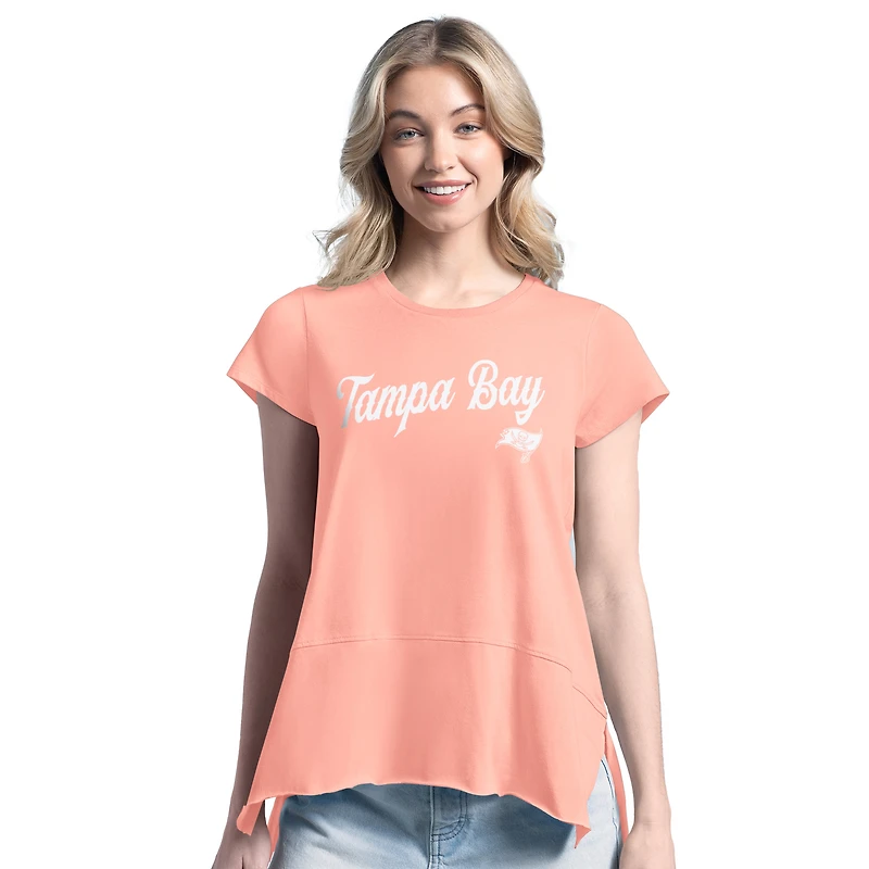 Women's Margaritaville  Pink Tampa Bay Buccaneers Gametime Is Paradise T-Shirt