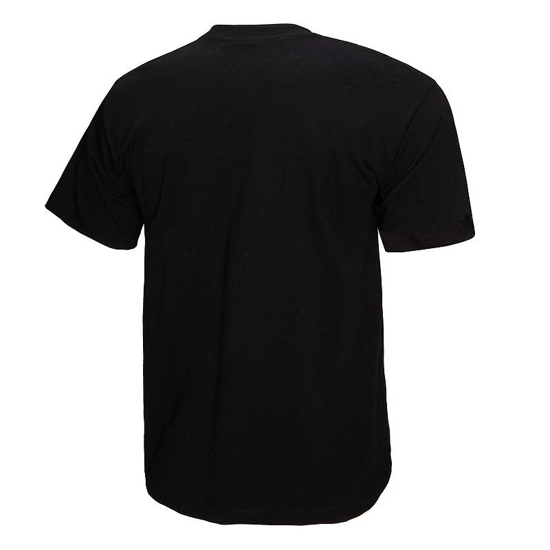 T-shirt boyfriend oversize noir pour femme Mitchell & Ness, motif bouclier du 50e anniversaire des Tampa Bay Buccaneers