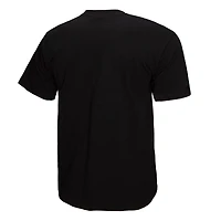 T-shirt boyfriend oversize noir pour femme Mitchell & Ness, motif bouclier du 50e anniversaire des Tampa Bay Buccaneers