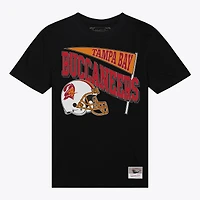 T-shirt noir Mitchell & Ness pour femme
