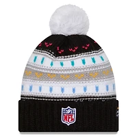 Bonnet à revers et pompon NFL Crucial Catch 2025 des Buccaneers de Tampa Bay de New Era pour femme