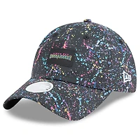 Casquette ajustable noire New Era Tampa Bay Buccaneers 2025 NFL Crucial Catch Pony Tail pour femme