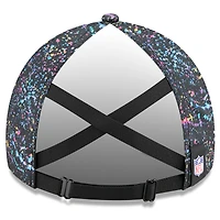 Casquette ajustable noire New Era Tampa Bay Buccaneers 2025 NFL Crucial Catch Pony Tail pour femme